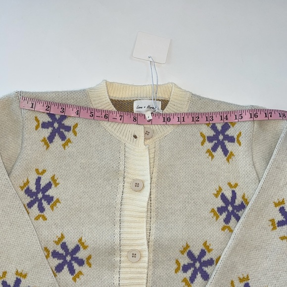 Love & Harmony Button Down Cardigan Sweater Size Large NWT - Picture 9 of 17